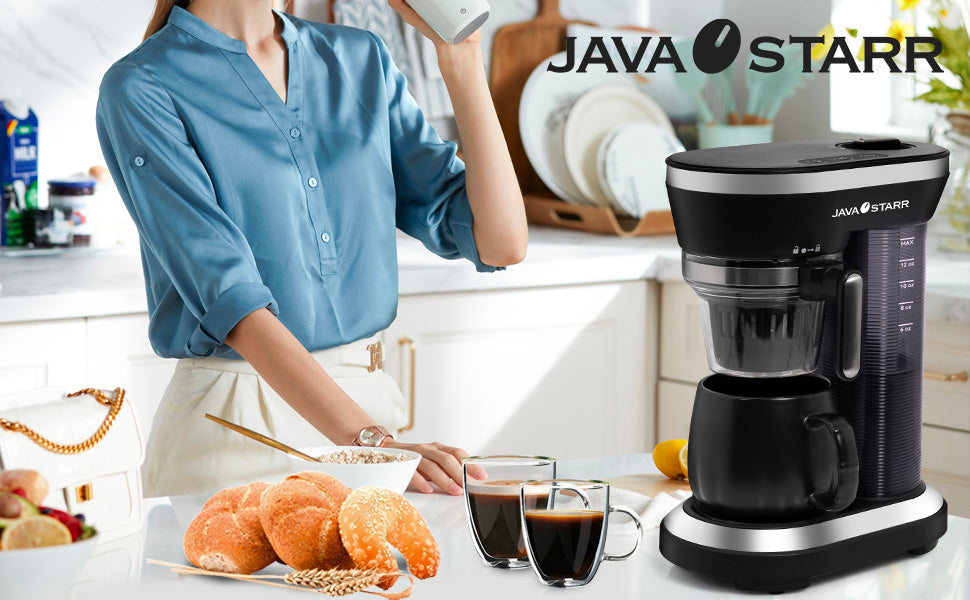  JAVASTARR Electric Coffee Roaster Machine for Home Use  1200W,Coffee Bean Roaster Machine for Home Use with Two Optional Baking  Modes (Med & Dark),Coffee Roaster Stovetop,110v~120V: Home & Kitchen